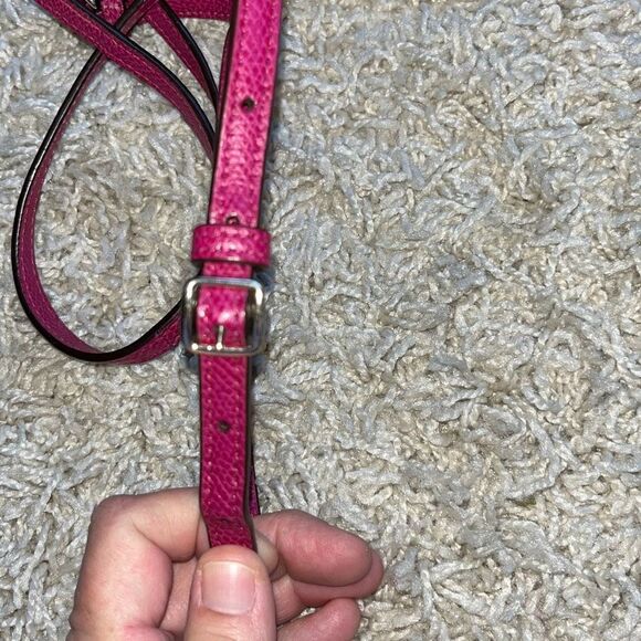 Coach Signature Crossbody Bag F35940 Brown & Pink Ruby - Picture 14 of 15